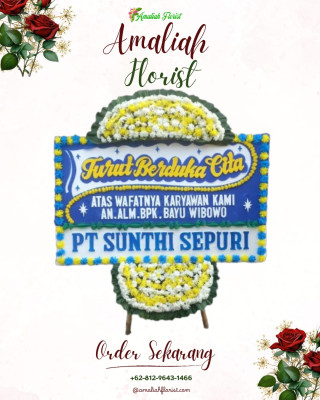 Papan Bunga Duka di Kaisabu Baru
