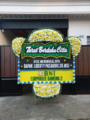 Papan Bunga Duka di Kaisabu Baru