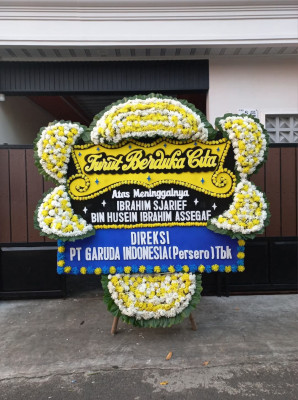 Papan Bunga Duka di Kaisabu Baru