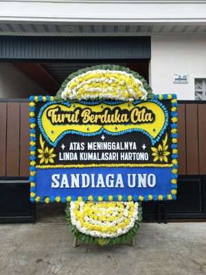 Papan Bunga Duka di Kaisabu Baru