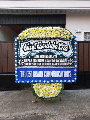 Papan Bunga Duka di Kaisabu Baru